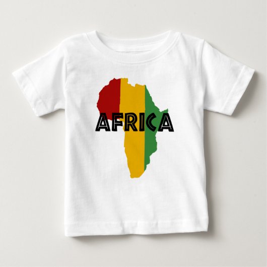 Africa Rasta Color Baby T-shirt (Vorderseite)