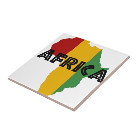 Africa Rasta Color Fliese (Seite)