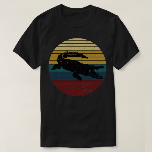 Africa Reptile Predator Crocodile T-Shirt (Design vorne)