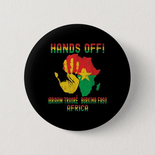 Africa Resistance Thomas Sankara Burkina Faso Ibra Button (Vorderseite)
