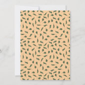 Africa Safari Baby Shower Einladung (Rückseite)