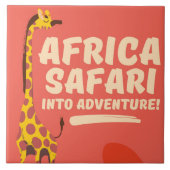 Africa Safari Into Adventure! Fliese (Vorderseite)
