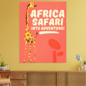 Africa Safari Into Adventure! Leinwanddruck (Insitu (Wohnzimmer))