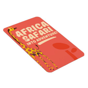 Africa Safari Into Adventure! Magnet