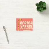 Africa Safari Into Adventure! Post-it Klebezettel (Büro)