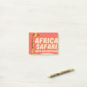 Africa Safari Into Adventure! Post-it Klebezettel (Auf Schreibtisch)