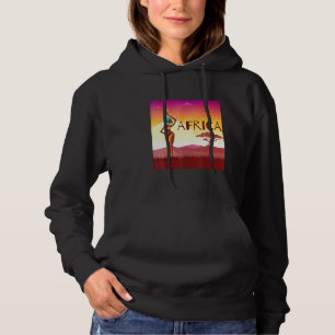 Africa Safari Wild Animals Niedlich Novelty 5 Hoodie