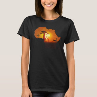 Africa Savannah Continent Lion African King Cradle T-Shirt