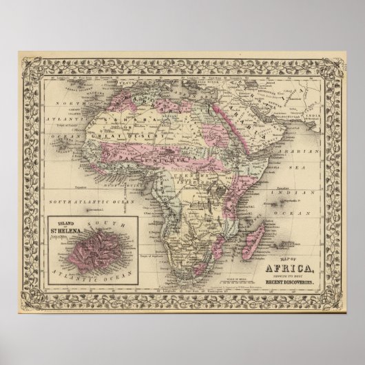 Africa St Helena Poster (Vorne)