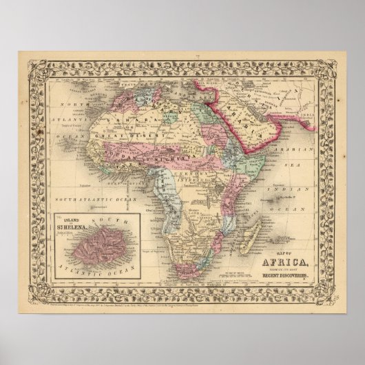 Africa St Helena Poster (Vorne)