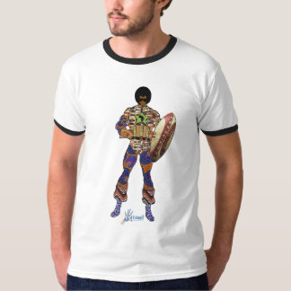 africa Superhero schwarz T-Shirt