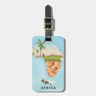 Africa Travel Poster Gepäckanhänger