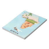 Africa Travel Poster Notizblock (Rotiert)