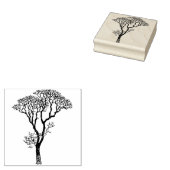 Africa Tree Briefmarke 4 Safari Pass Boarding Pass Gummistempel (Stempel)