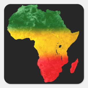 Africa Tricolor Sticker II