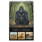 Africa Wildlife Calendar 2026 / African Animals Kalender (Titelbild)