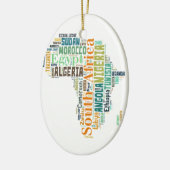 Africa Word Art Keramikornament (Links)