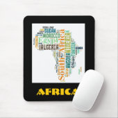Africa Word, Art Mousepad (Mit Mouse)