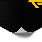 Africa Word Art Wall Poster (Ecke)