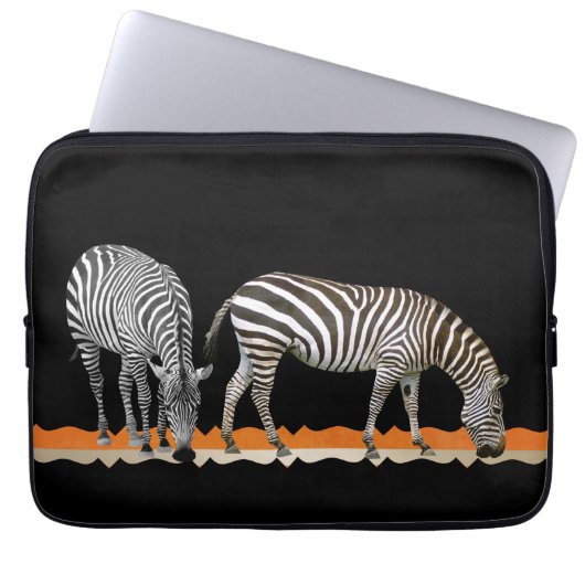 Africa Zebras Laptop Sleeve (Vorderseite)