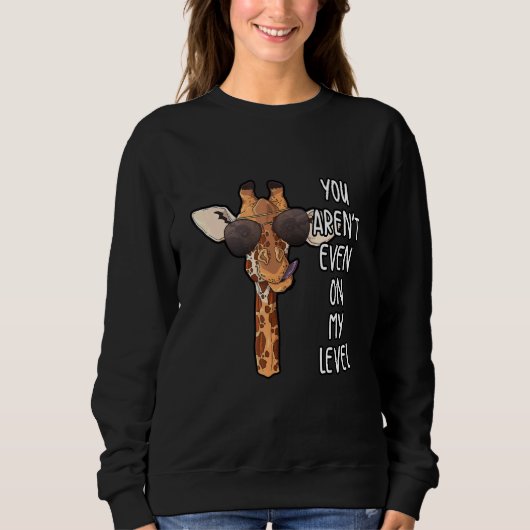 Africa Zoo Keeper Giraffe Sweatshirt (Vorderseite)