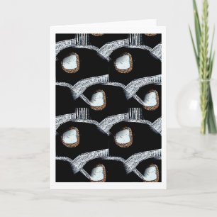 African Abstract Greeting Card Feiertagskarte