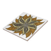 African Abstrakt Floral Batik Style Fliese (Seite)