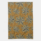 African Abstrakt Floral Batik Style Geschirrtuch (Vertikal)