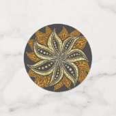 African Abstrakt Floral Batik Style Konfetti (Klein Vorderseite)