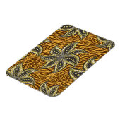 African Abstrakt Floral Batik Style Magnet (Linke Seite)