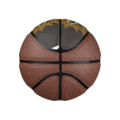African Abstrakt Floral Batik Style Mini Basketball (Rechts)