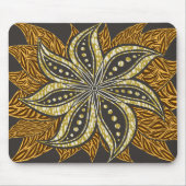African Abstrakt Floral Batik Style Mousepad (Vorne)