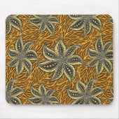 African Abstrakt Floral Batik Style Mousepad (Vorne)