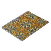 African Abstrakt Floral Batik Style Notizblock (Linke Seite)