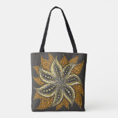 African Abstrakt Floral Batik Style Tasche (Rückseite)