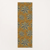 African Abstrakt Floral Batik Style Yogamatte (Vorderseite)