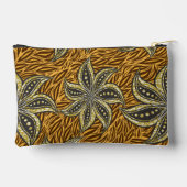 African Abstrakt Floral Batik Style Zubehörtasche (Rückseite)