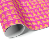 African Adinkra (Beauty) Wrapping Paper Geschenkpapier (Rolleneckpunkt)