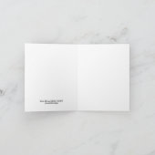 African Adinkra (Gute Ehe) Leere Note Card (Innenseite)