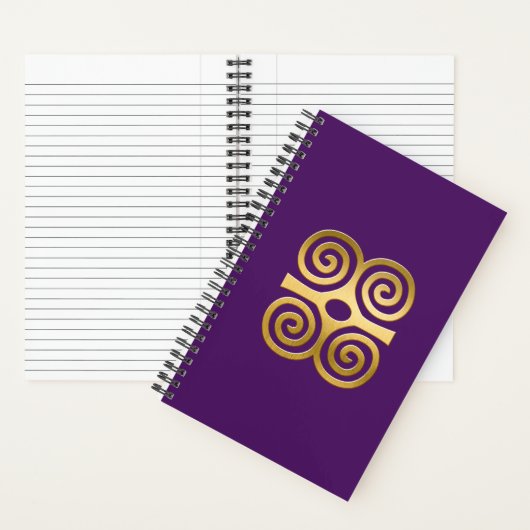 African Adinkra Notebook Notizblock (Innen)