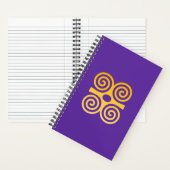African Adinkra Notebook Notizblock (Innen)