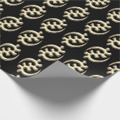 African Adinkra Pattern Geschenkpapier (Ecke)
