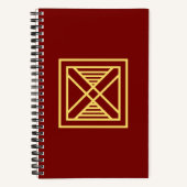 African Adinkra (Service and Leadership Notebook) Notizblock (Vorderseite)