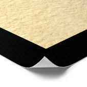 African Adinkra und Kufic Arabic on Perchment Poster (Ecke)