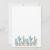 African America Cowgirl First Rodeo Birthday Party Einladung (Rückseite)