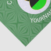 African America Flag Christmas Angel Personalisier Seidenpapier (Ausschnitt)