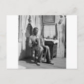 African American Accordion Player, 1941 Postkarte (Vorderseite)