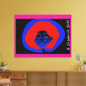 African American Art Leinwanddruck (Insitu (Wohnzimmer))