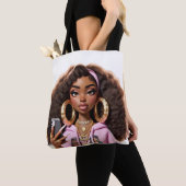African American Baddie ,Beautiful girl Tote Tasche (Von Nahem)