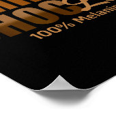 African American Black Afro Women Milk Choc-lit 10 Poster (Ecke)